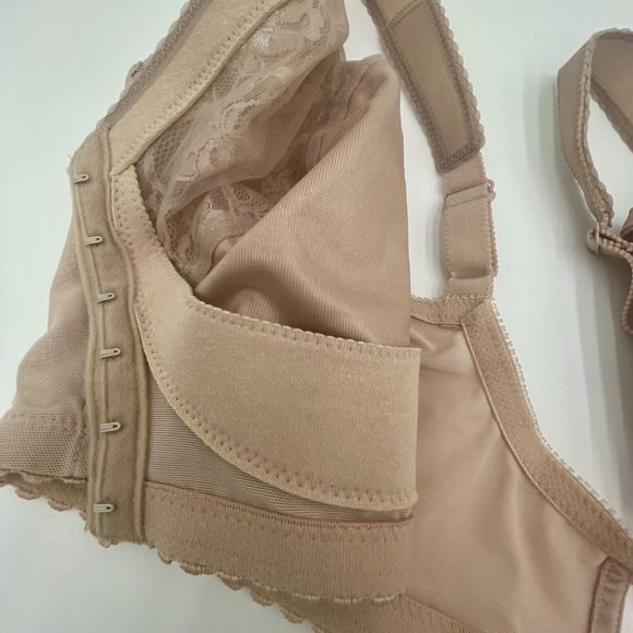 Glamorise 48DD Women's Full Figure Magic Lift Front Close Support Bra CH400 - Picture 14 of 16